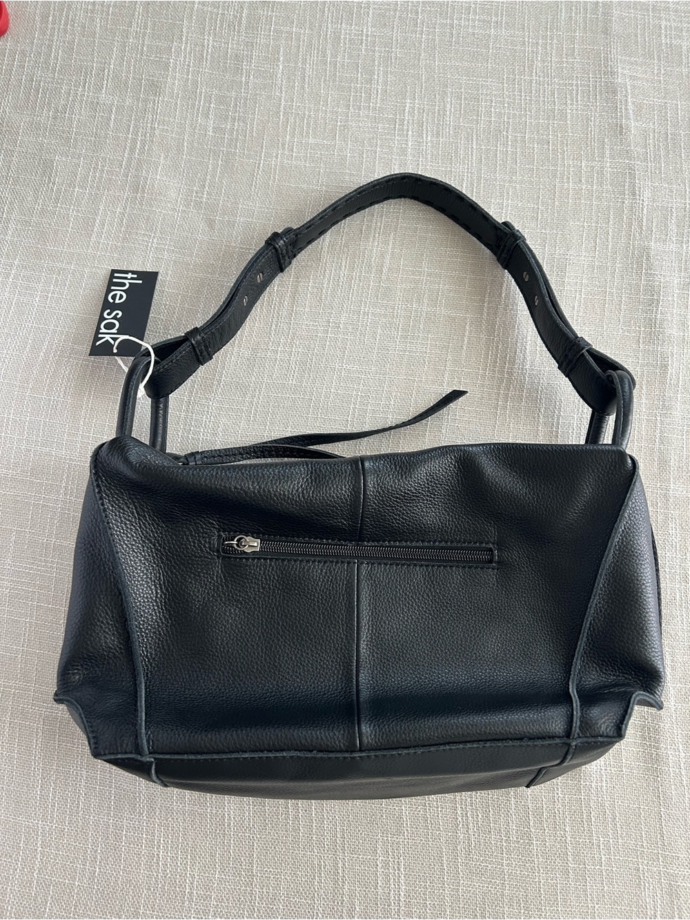 The Sak Los Feliz Black Leather Shoulder Bag - Picture 2 of 4